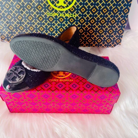 🔥Like New Tory Burch Chelsea cap-toe ballet shoes size 7 - Picture 4 of 5